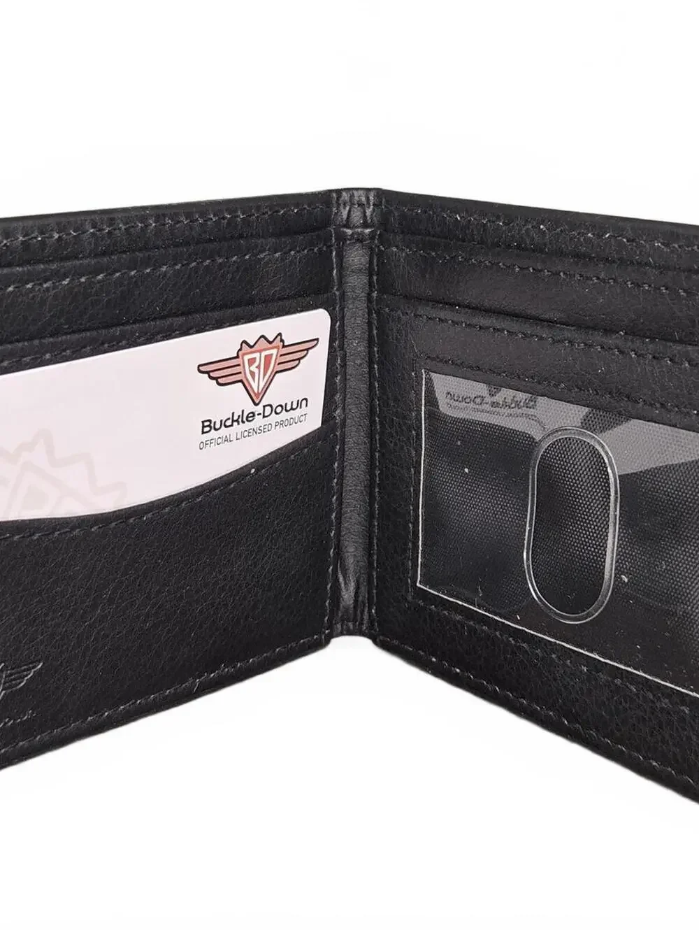 Buckle-Down Blue Cartoon Character Bi-Fold Wallet